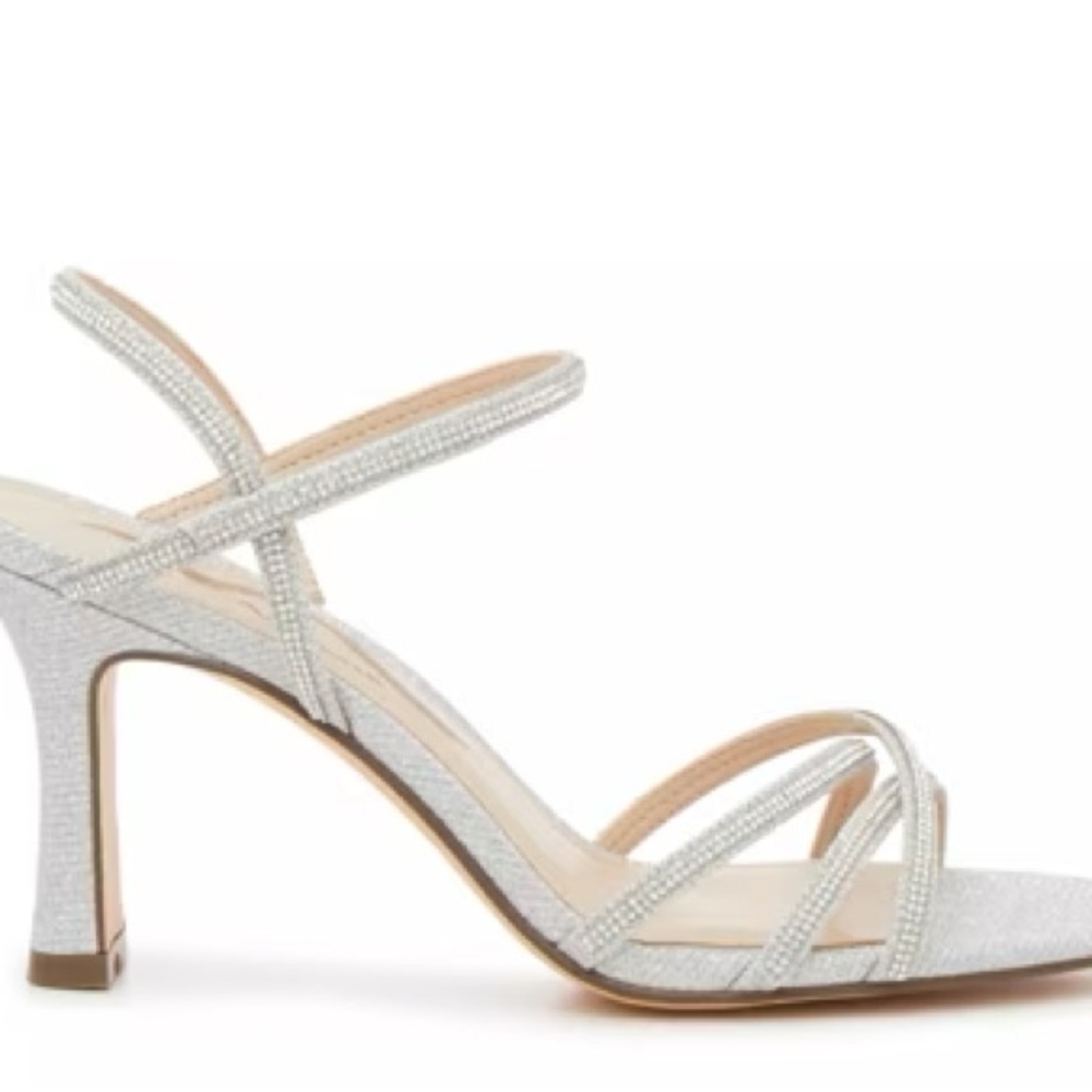 Nina Adalyn Sandal Silver Strappy Heels